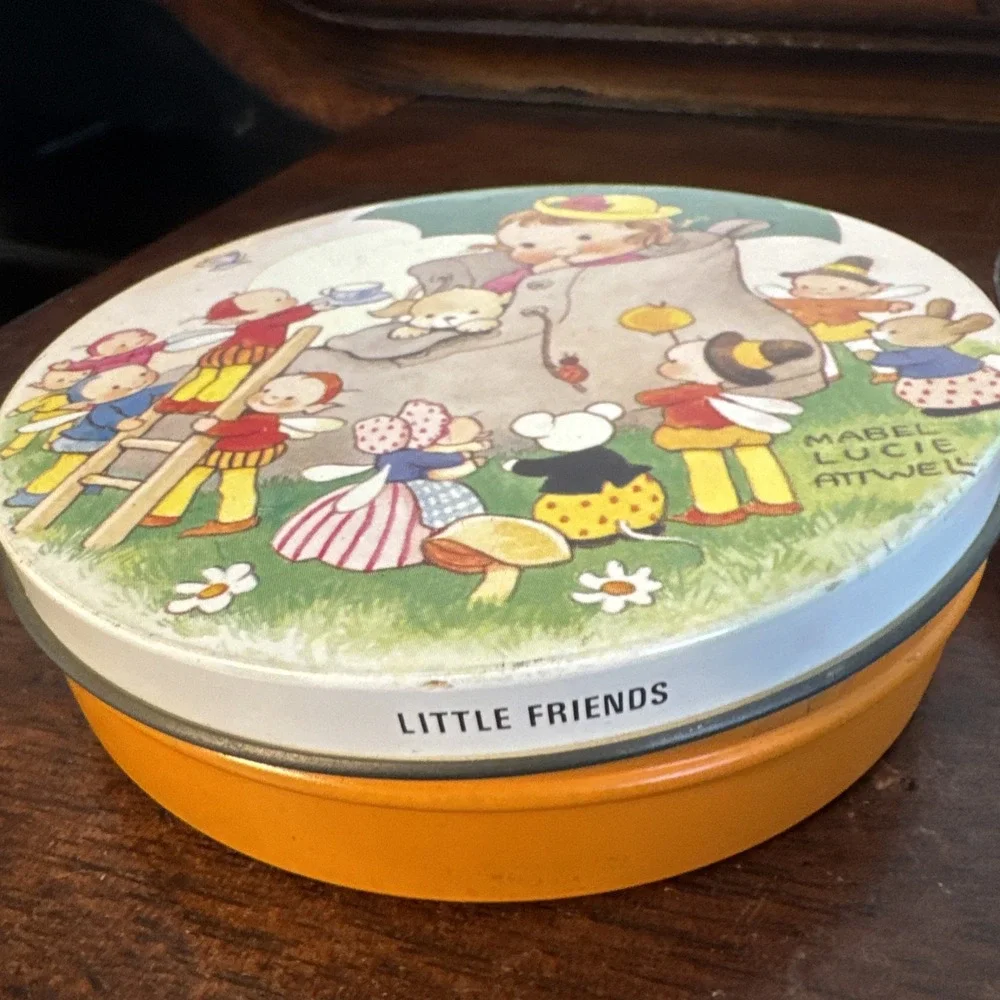 2 - Huntley & Palmer Biscuit Tins Vintage Mabel Lucie Set